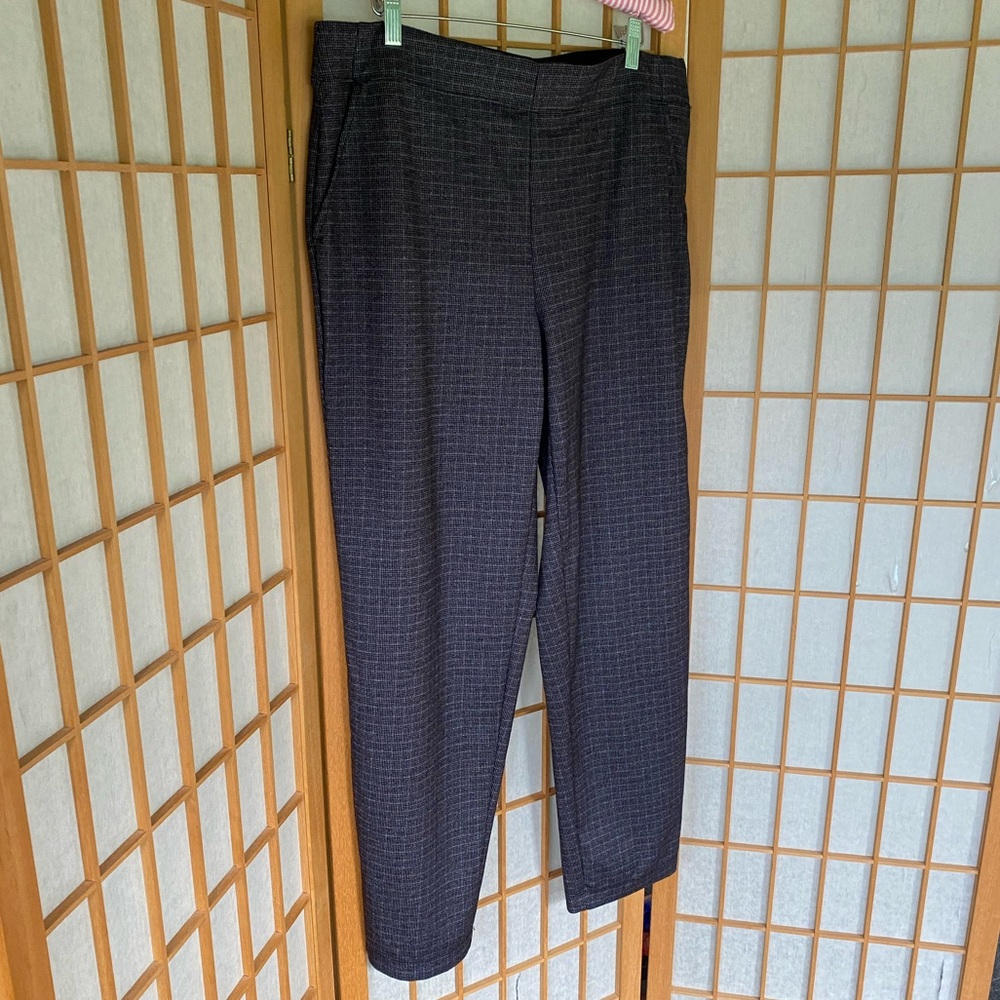 Max Studio Gingham Checked Slim Straight Leg Silh… - image 7